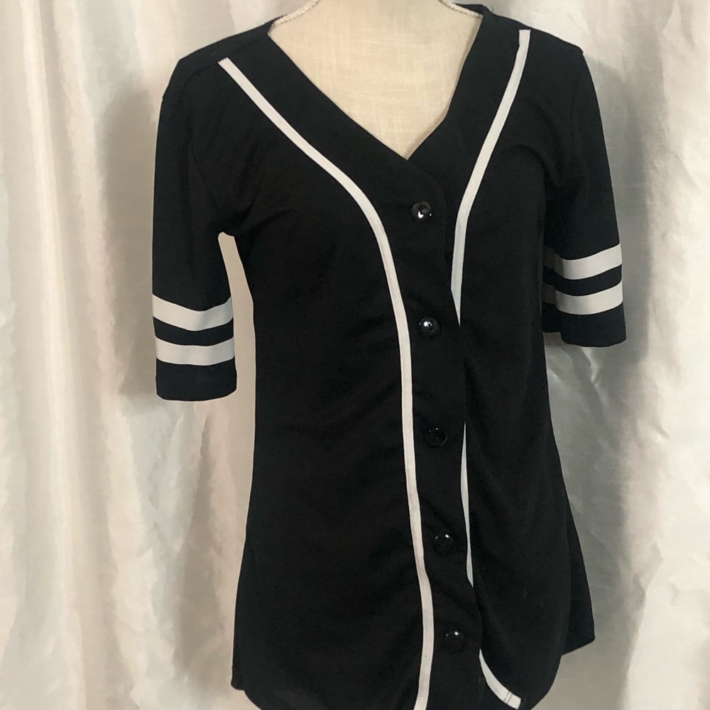 Junior girls jersey button up